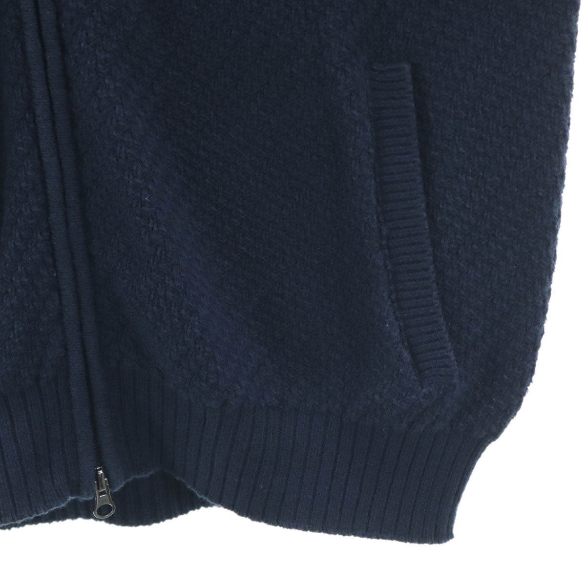 Emporio Armani エンポリオアルマーニ ニットジャケット XXL ネイビー EA7 メンズ