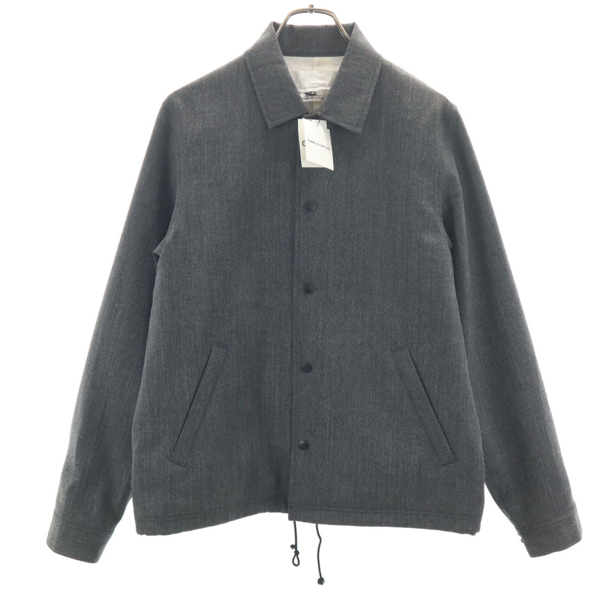GANRYU COMME des GARCONS ガンリュウコムデギャルソン 2016年 日本製 コーチジャケット S グレー メンズ