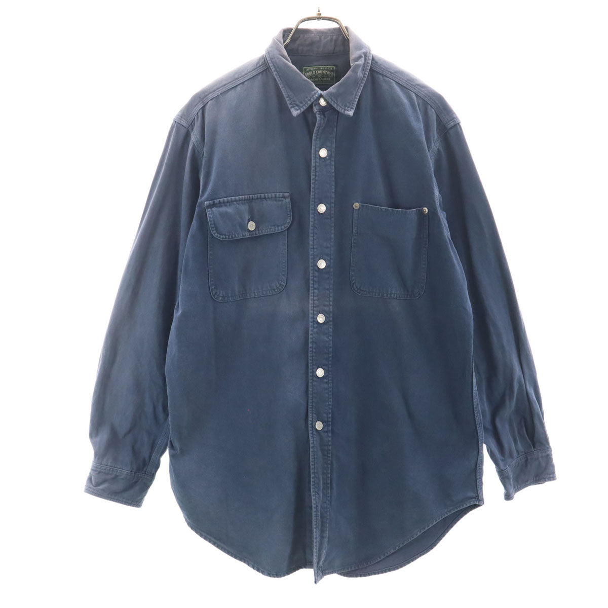 POLO COUNTRY RALPH LAUREN ポロカントリー ラルフローレン 80s 90s オールド シャツジャケット L ネイビー メンズ
