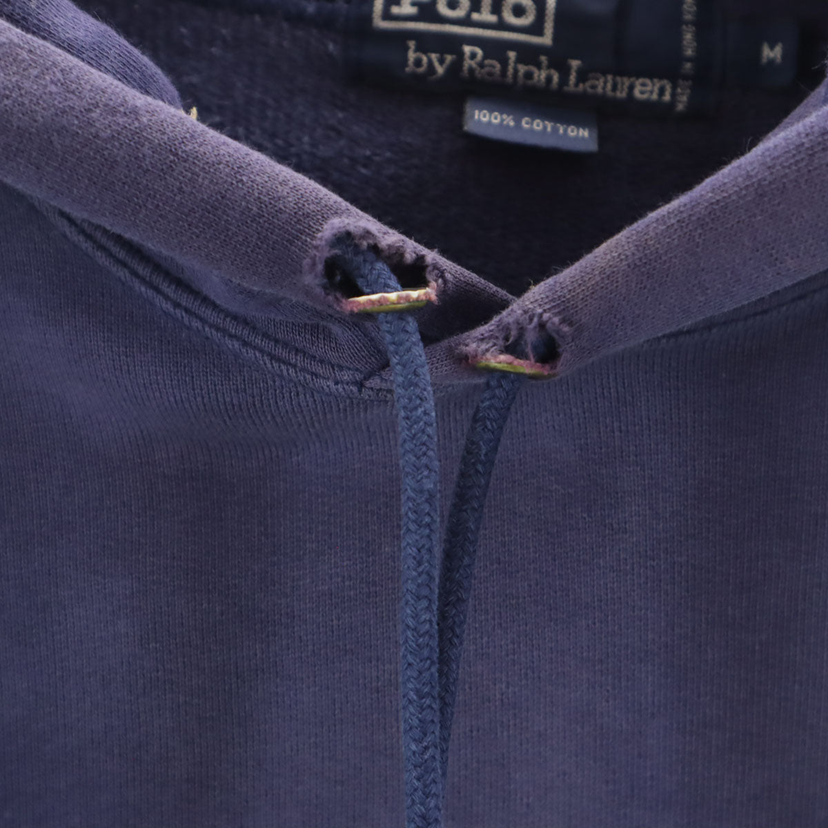 Polo by Ralph Lauren ポロバイラルフローレン 90s オールド ポロベア 長袖 スウェットパーカー M ネイビー メンズ
