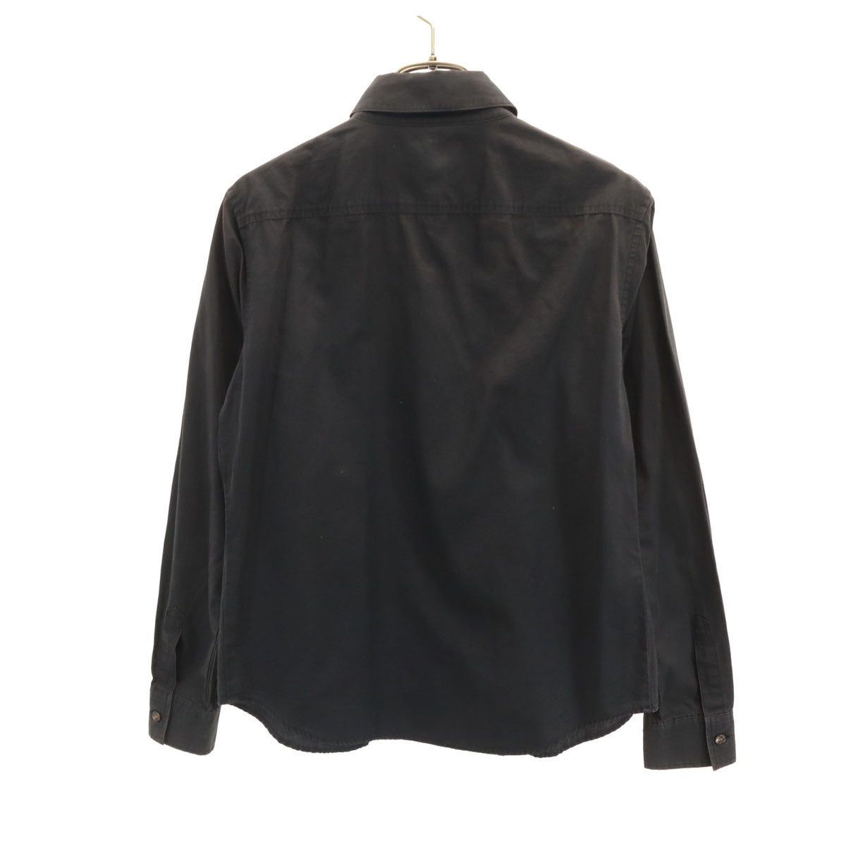 Burberrys OF LOINDON BLUE LABEL バーバリーズ オブ ロンドン ブルーレーベル 90s オールド 長袖 シャツ 38 ブラック 三陽商会 レディース