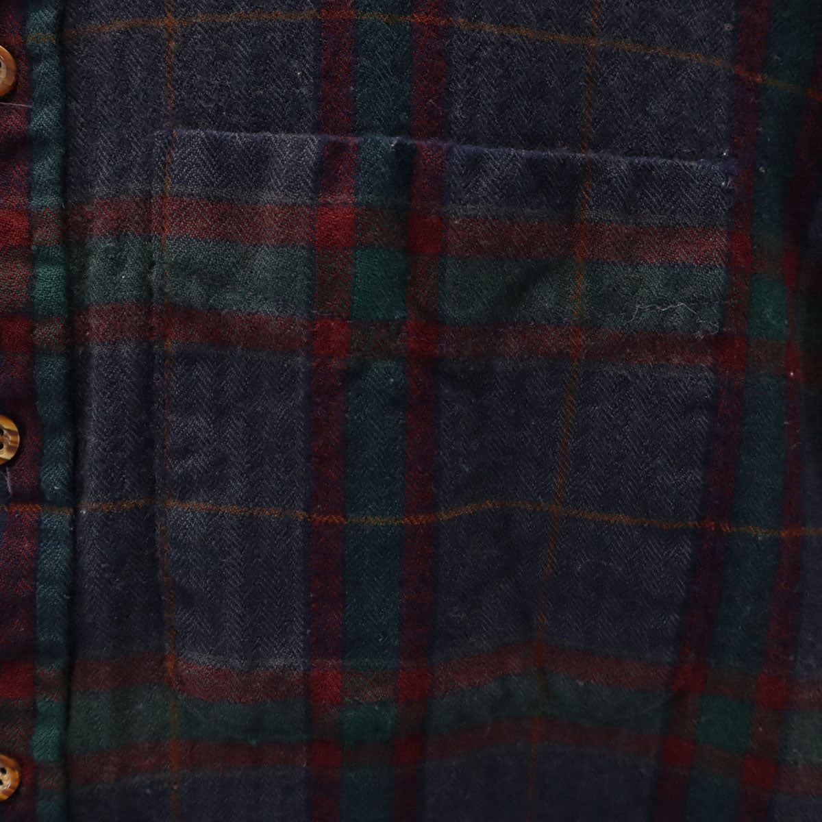 PENDLETON ペンドルトン 70s 80s USA製 ヴィンテージ チェック柄 長袖 フランネル ボタンダウンシャツ L ネイビー メンズ