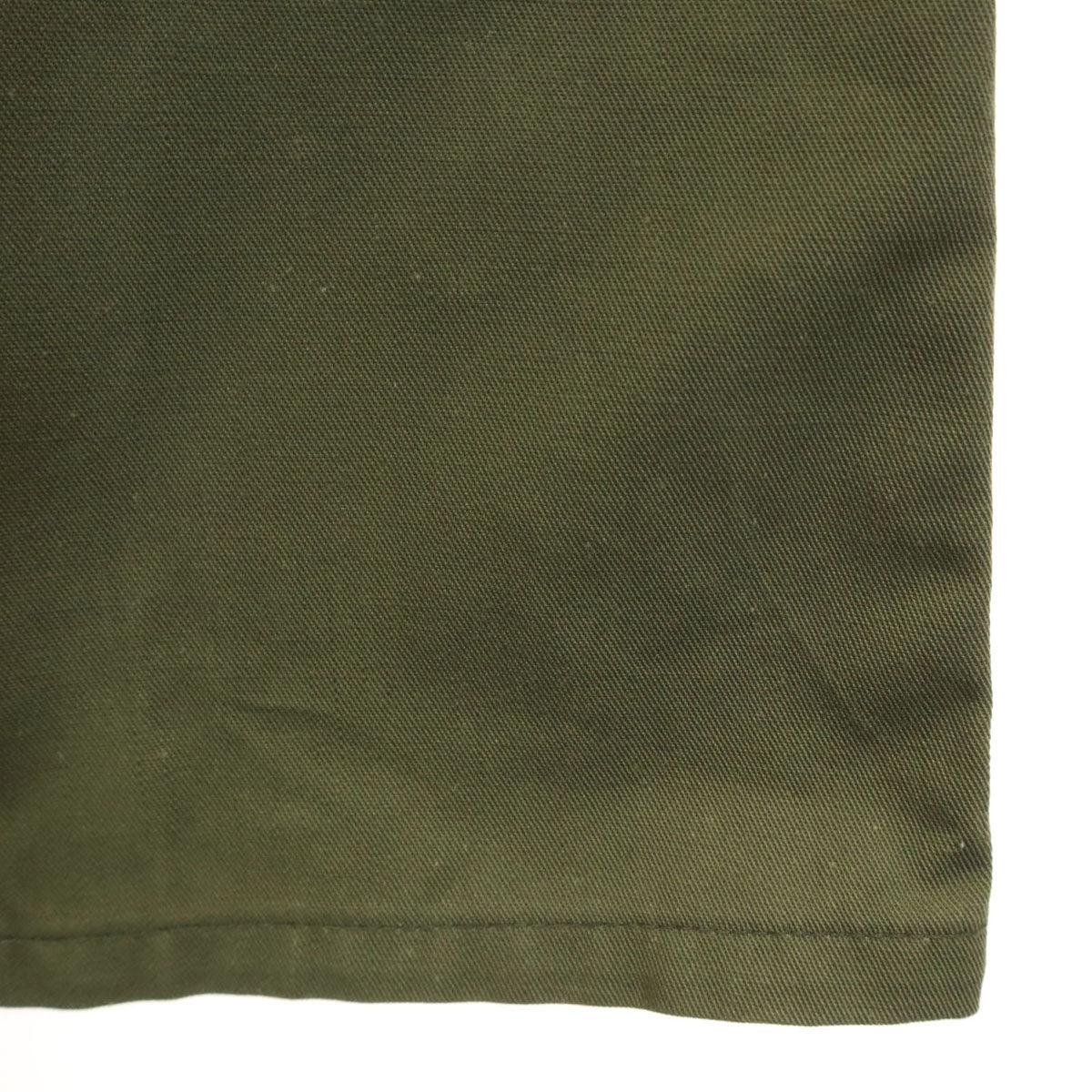 US ARMY アメリカ軍 70s DSA ヴィンテージ ユーティリティ 長袖 ユーティリティ シャツ 17 1/2-36 カーキ ミリタリー メンズ