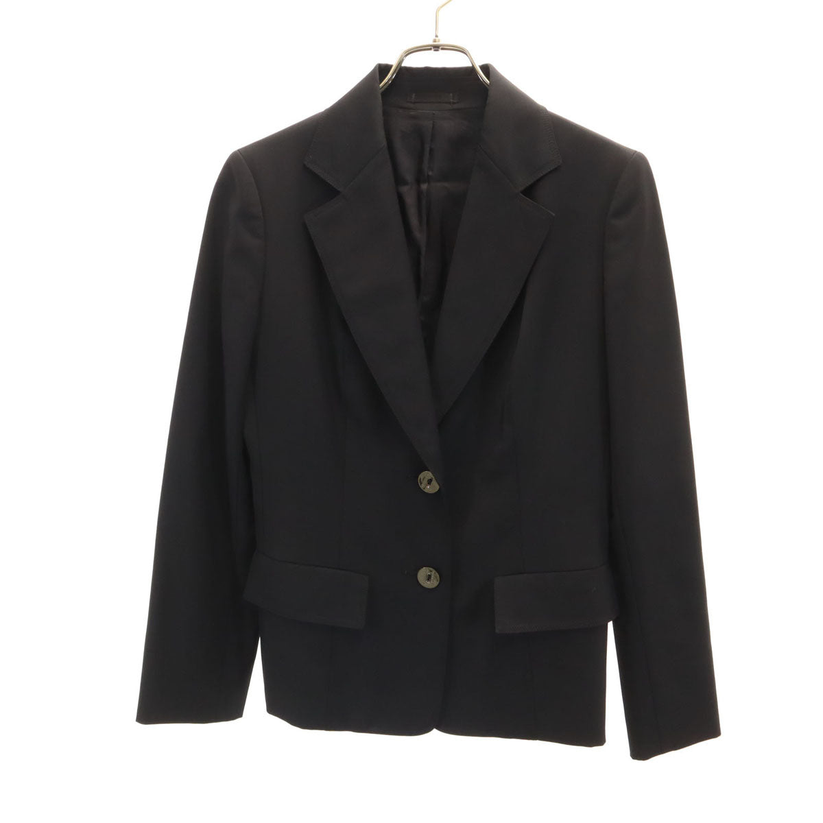 BURBERRY LONDON バーバリーロンドン テーラードジャケット 38 ブラック 三陽商会 レディース