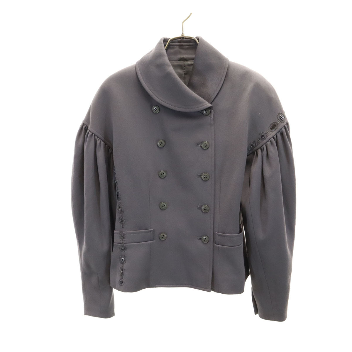 KENZO ケンゾー 90s 日本製 オールド ジャケット M チャコールグレー レディース