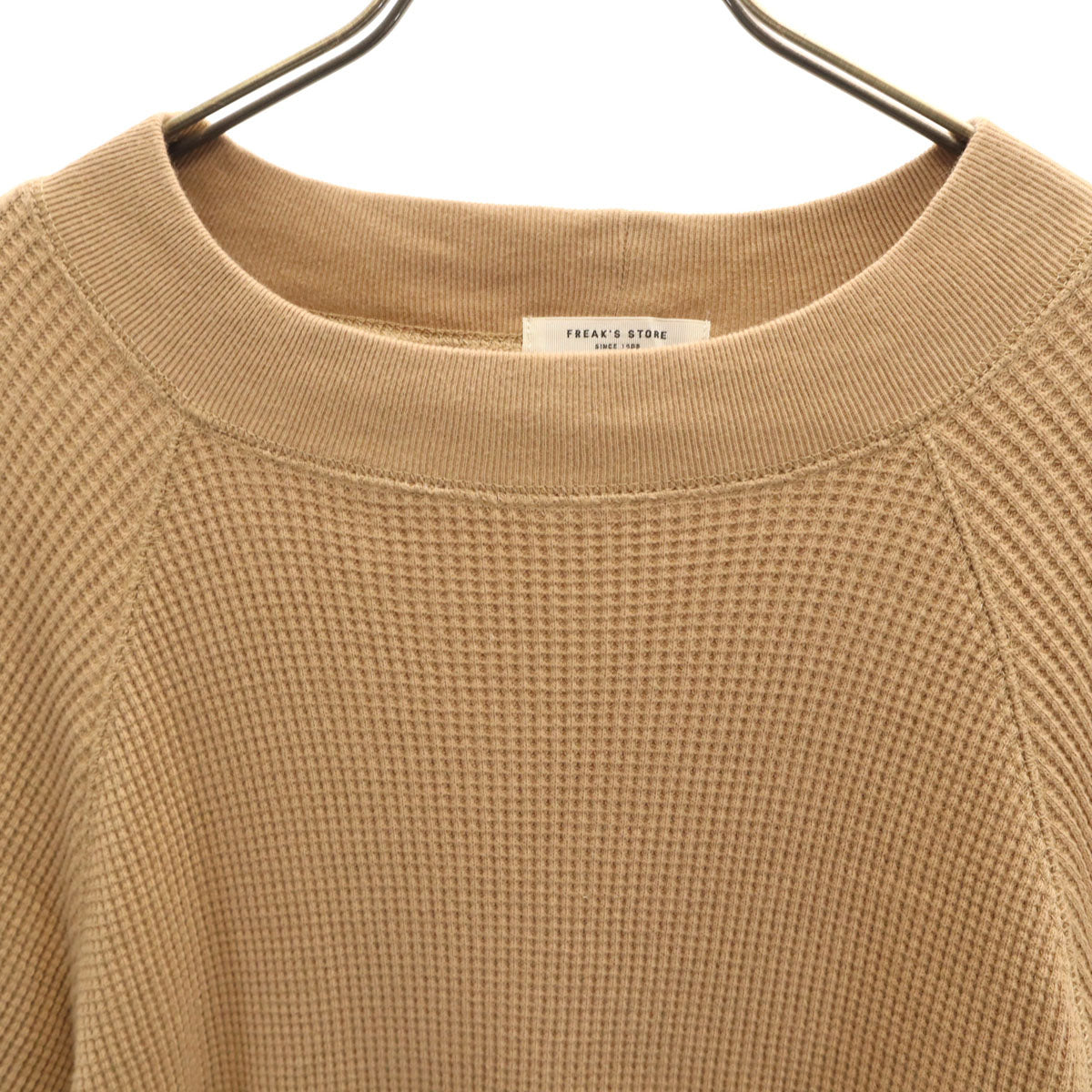 FREAK'S STORE フリークスストア 長袖 ワッフル ニット F ベージュ レディース