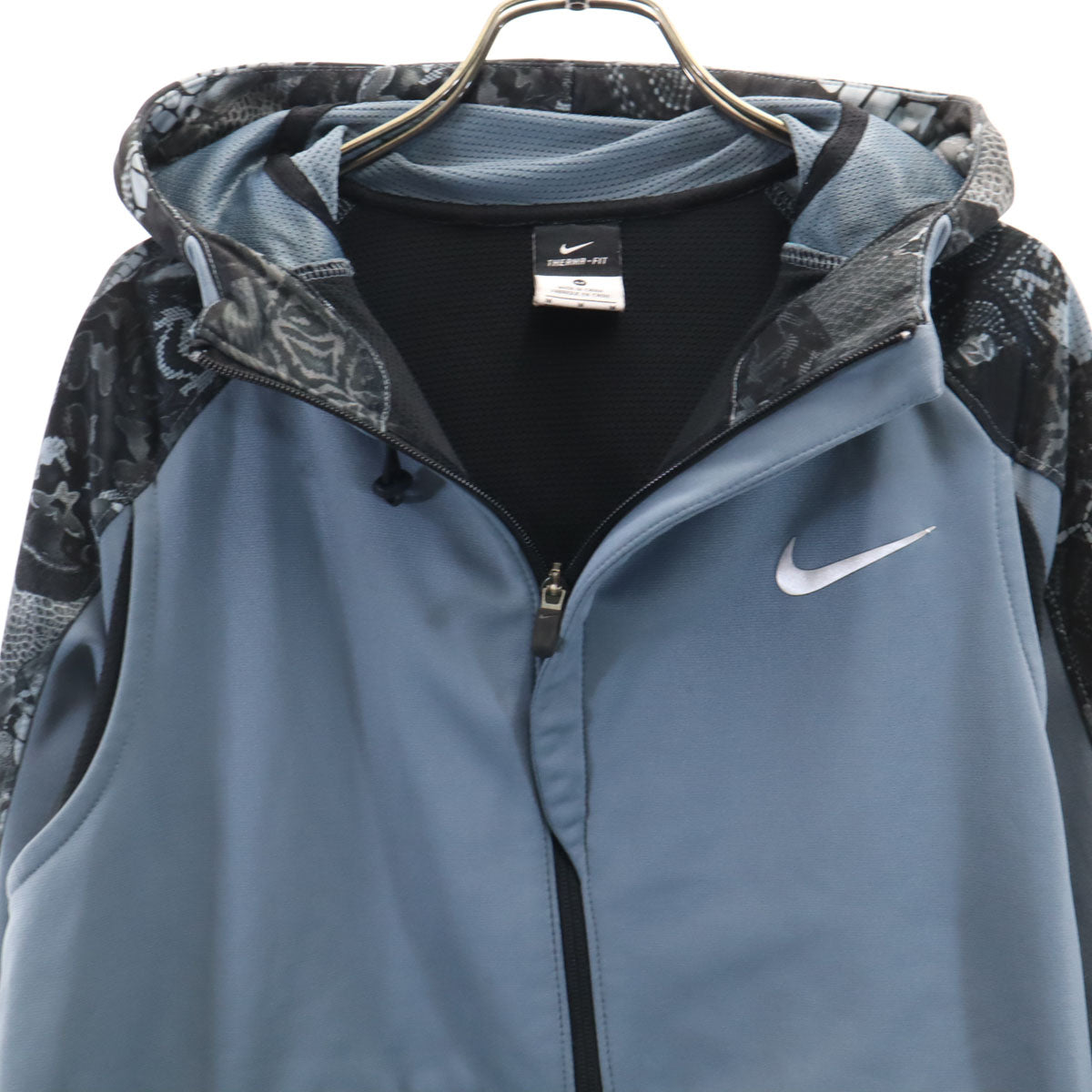 NIKE ナイキ 長袖 コービーエマージ ハイパーエリート ジップパーカー M ブルー系 メンズ