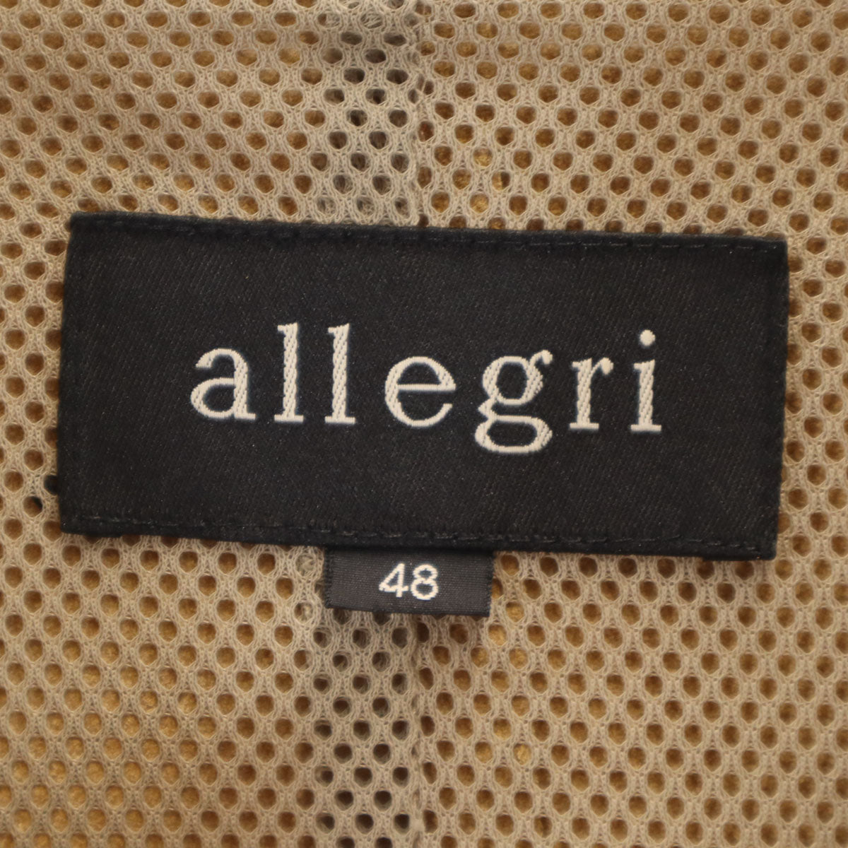 Allegri アレグリ フェイクスエード シャツジャケット 48 ベージュ メンズ