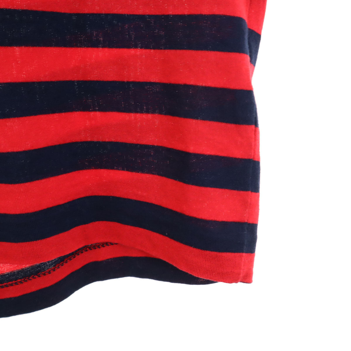 LOEWE ロエベ イタリア製 オールド ボーダー柄 長袖 Tシャツ M レッド ロンT レディース