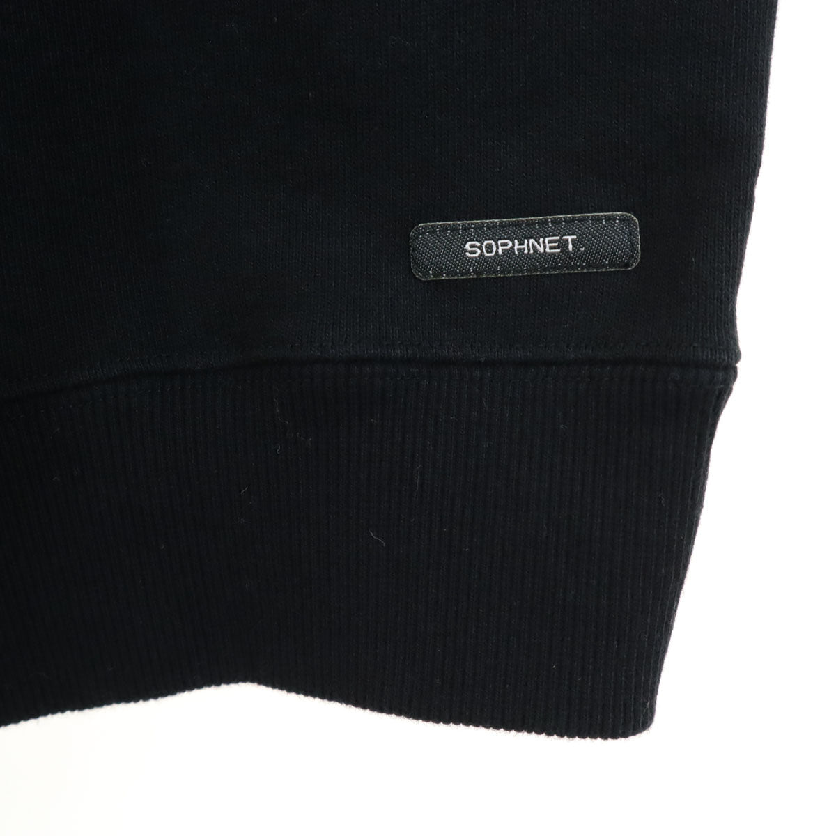 SOPHNET. ソフネット 日本製 長袖 スウェット Vネック トレーナー XL ブラック 裏起毛 メンズ