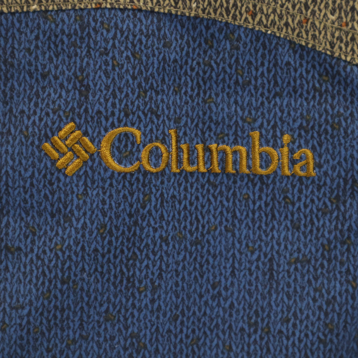 Columbia コロンビア PM5451 総柄 マウンテンパーカー L ネイビー ジャケット アウトドア メンズ