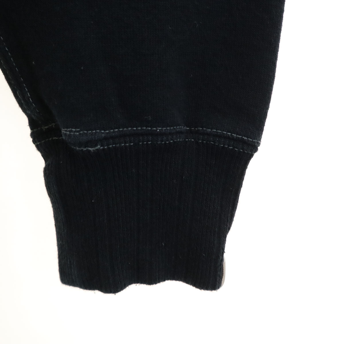 ベイプ バイ アベイシングエイプ 日本製 バックロゴ チェーン刺繍 長袖 スウェット スウェット M ブラック 裏起毛 メンズ