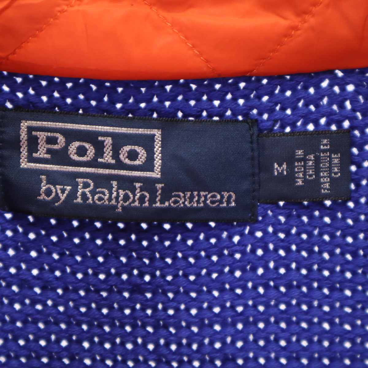 Polo by Ralph Lauren ポロバイラルフローレン 長袖 ハーフジップ セーター M ブルー プルオーバー メンズ