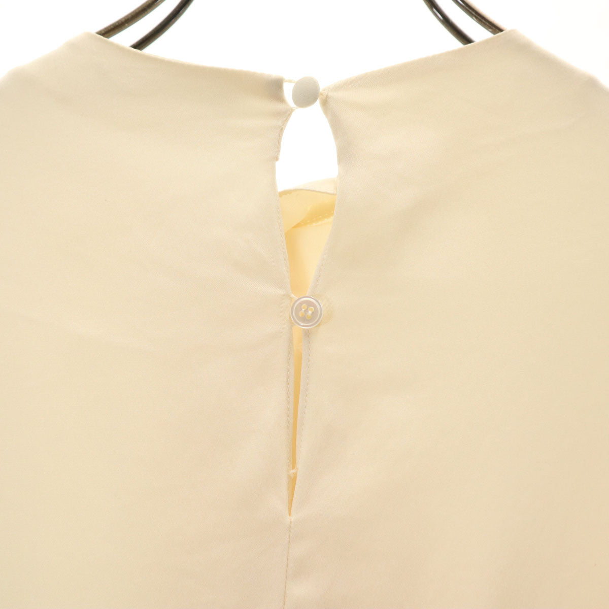 Alexander McQueen アレキサンダーマックイーン イタリア製 シルク 長袖 プルオーバー ブラウス 38 ベージュ レディース