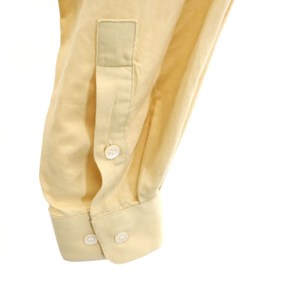 MIYAKE DESIGN STUDIO ミヤケデザインスタジオ 90s 日本製 オールド 長袖 シャツ L ベージュ イッセイミヤケ 比翼 メンズ