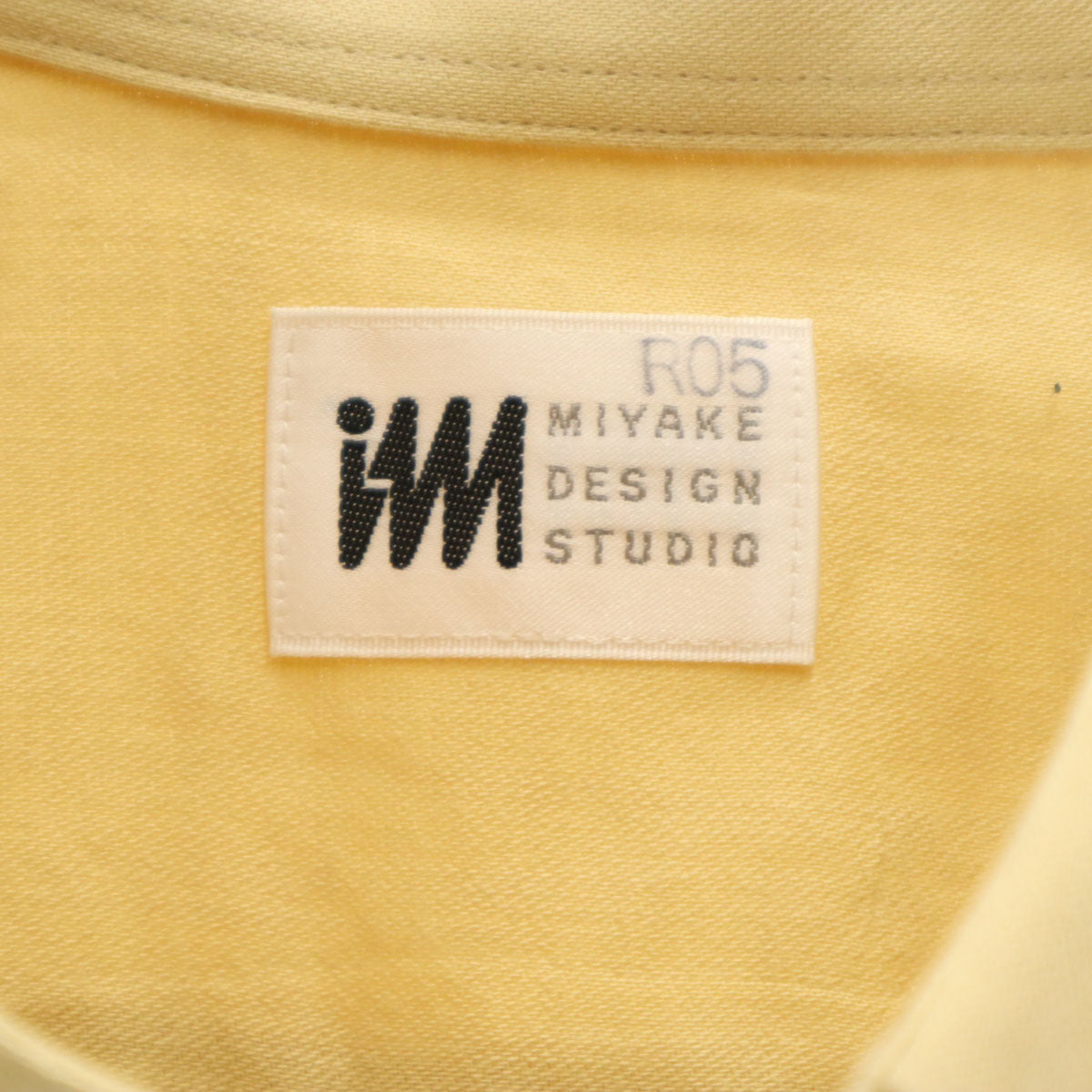 MIYAKE DESIGN STUDIO ミヤケデザインスタジオ 90s 日本製 オールド 長袖 シャツ L ベージュ イッセイミヤケ 比翼 メンズ