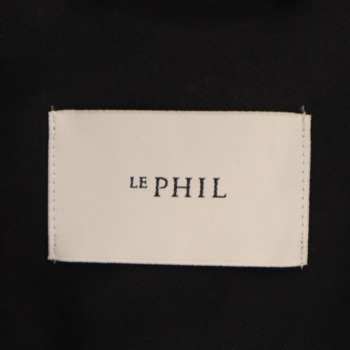 未使用 LE PHIL ルフィル 日本製 ロング ベスト F ブラック レディース