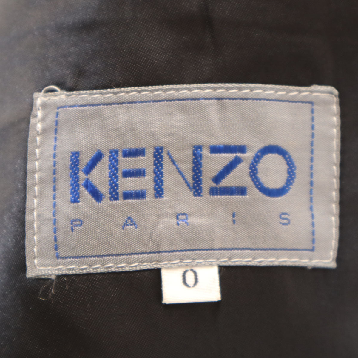 KENZO ケンゾー 80s 90s 日本製 オールド テーラードジャケット 0 チャコールグレー メンズ