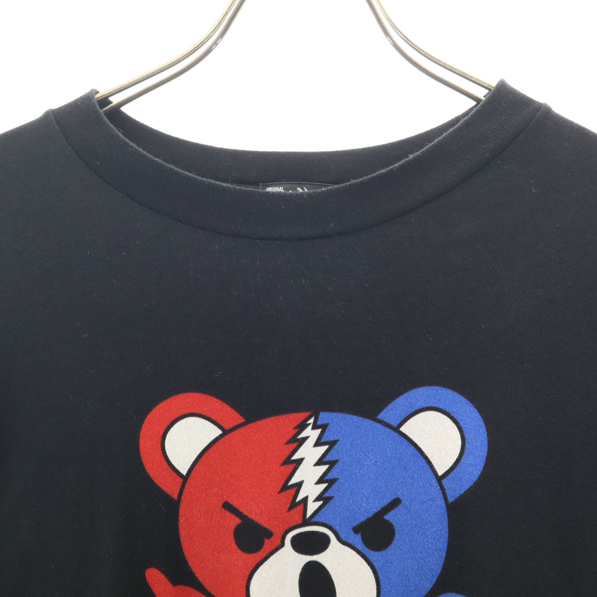 HYSTERIC GLAMOUR ヒステリックグラマー 日本製 ベア 長袖 Tシャツ M ブラック ロンT メンズ