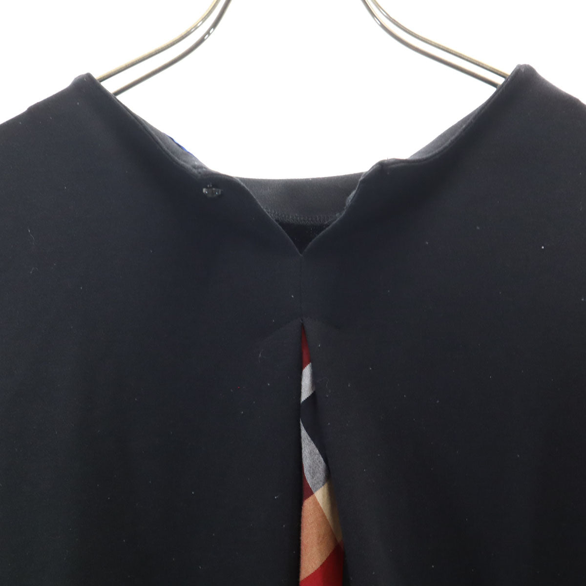 BLUE LABEL CRESTBRIDGE ブルーレーベルクレストブリッジ 日本製 長袖 カットソー 38 ブラック レディース