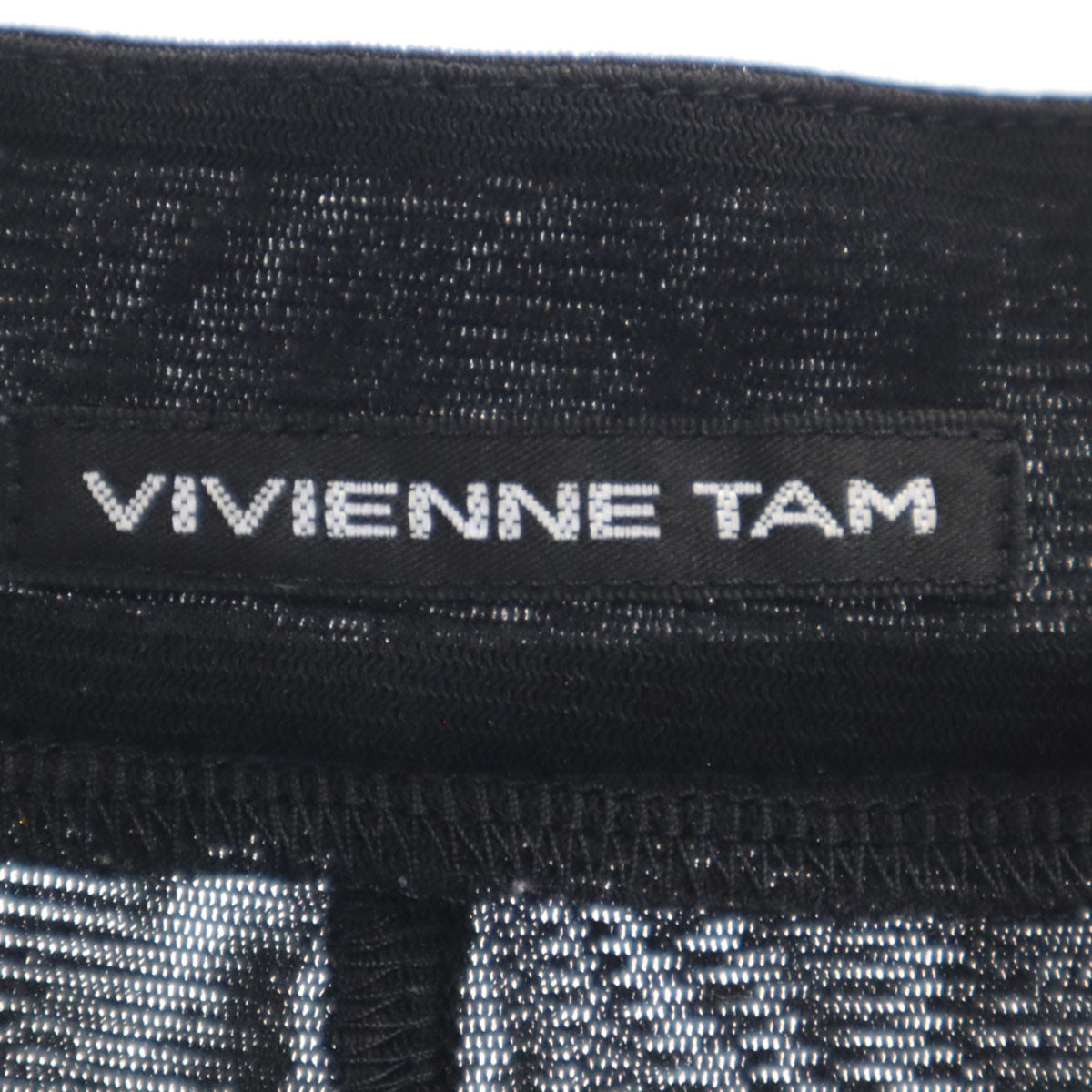 VIVIENNE TAM ヴィヴィアンタム 日本製 7分袖 カーディガン 38 ブラック レディース
