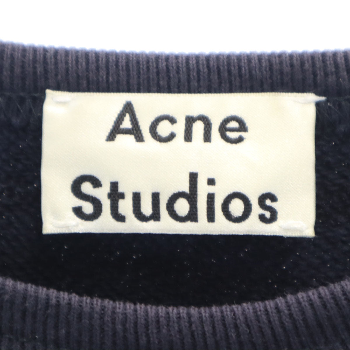 ACNE STUDIOS アクネストゥディオズ 長袖 スウェット トレーナー S ネイビー メンズ