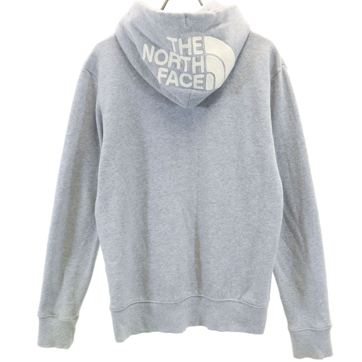 THE NORTH FACE ノースフェイス 長袖 リアビュー スウェット ジップパーカー XS グレー NT11530 アウトドア 裏起毛 メンズ