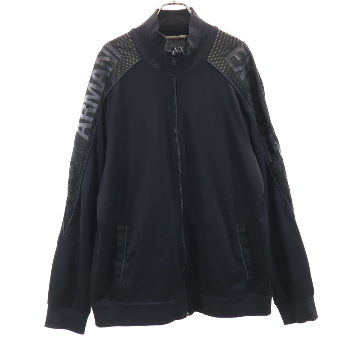 ARMANI EXCHANGE アルマーニエクスチェンジ トラックジャケット XL ブラック ジャージ メンズ