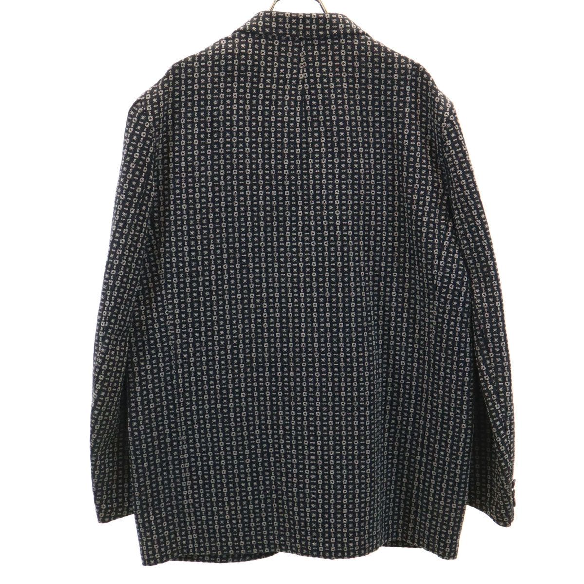 COMME des GARCONS HOMME コムデギャルソンオム 2000年 00s 日本製 オールド 総柄 テーラードジャケット M ブラック メンズ
