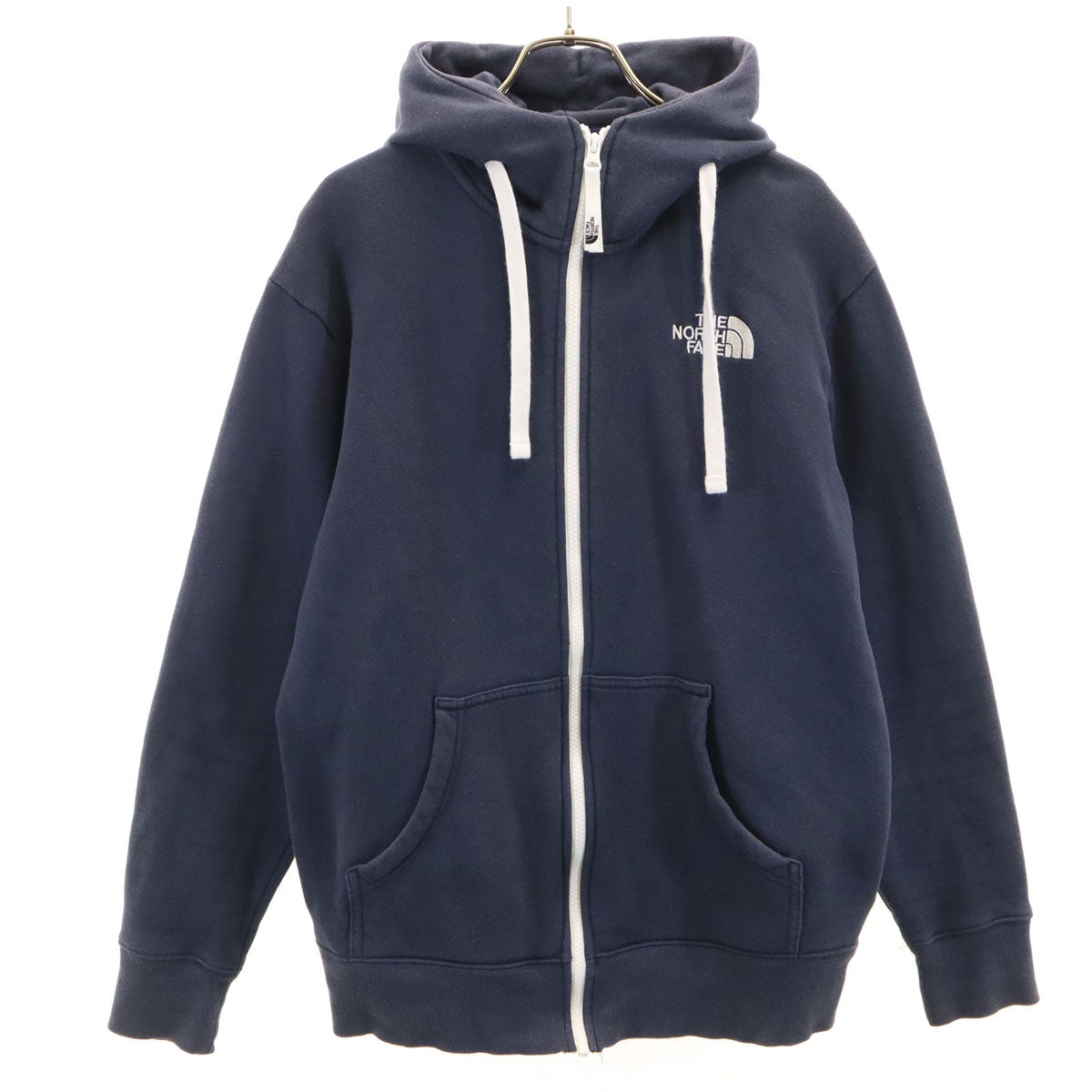 THE NORTH FACE ノースフェイス 長袖 リアビュー スウェット ジップパーカー M ネイビー NT11530 アウトドア メンズ