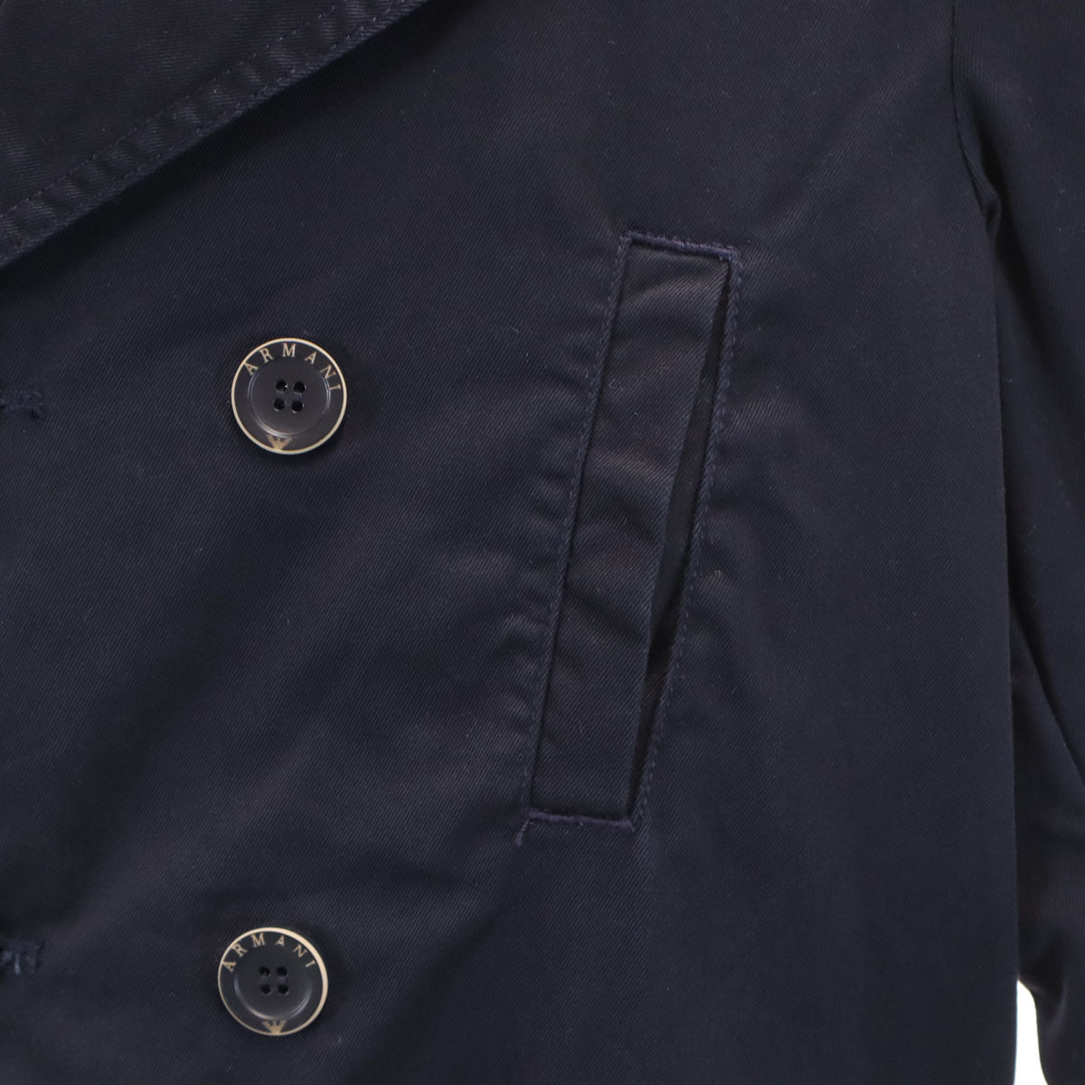 ARMANI JUNIOR アルマーニジュニア ダブルブレスト ジャケット 10A ネイビー キッズ