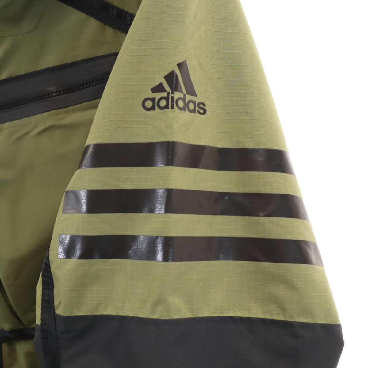 美品 adidas アディダス Xploric RAIN マウンテンパーカー 2XO オリーブ メンズ