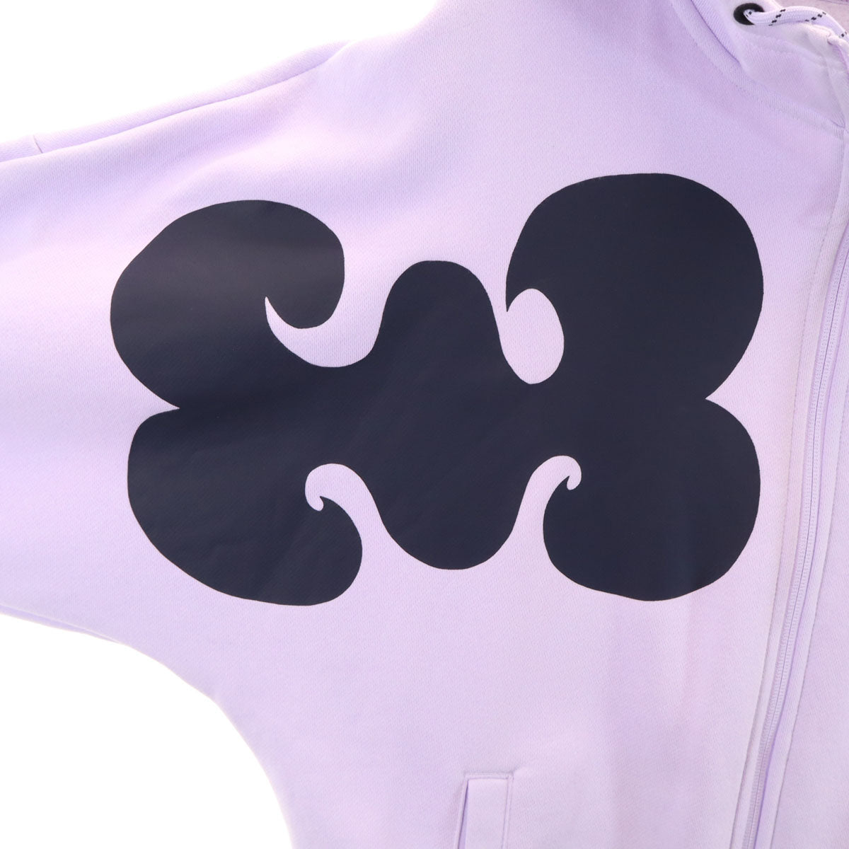 adidas アディダス Marimekko マリメッコ コラボ 長袖 スウェット ジップパーカー M パープル 裏起毛 レディース