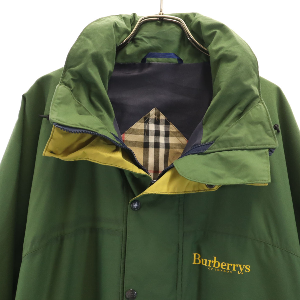 Burberrys バーバリーズ 90s 英国製 オールド コート グリーン メンズ