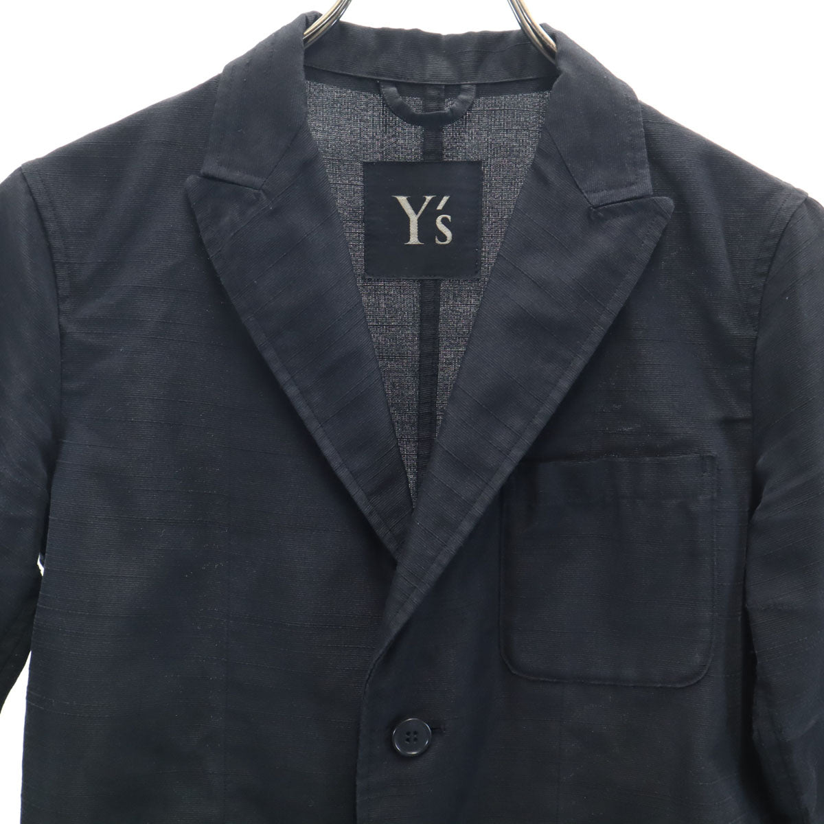 Y's ワイズ 80s 日本製 ヴィンテージ テーラードジャケット ブラック アンコン レディース