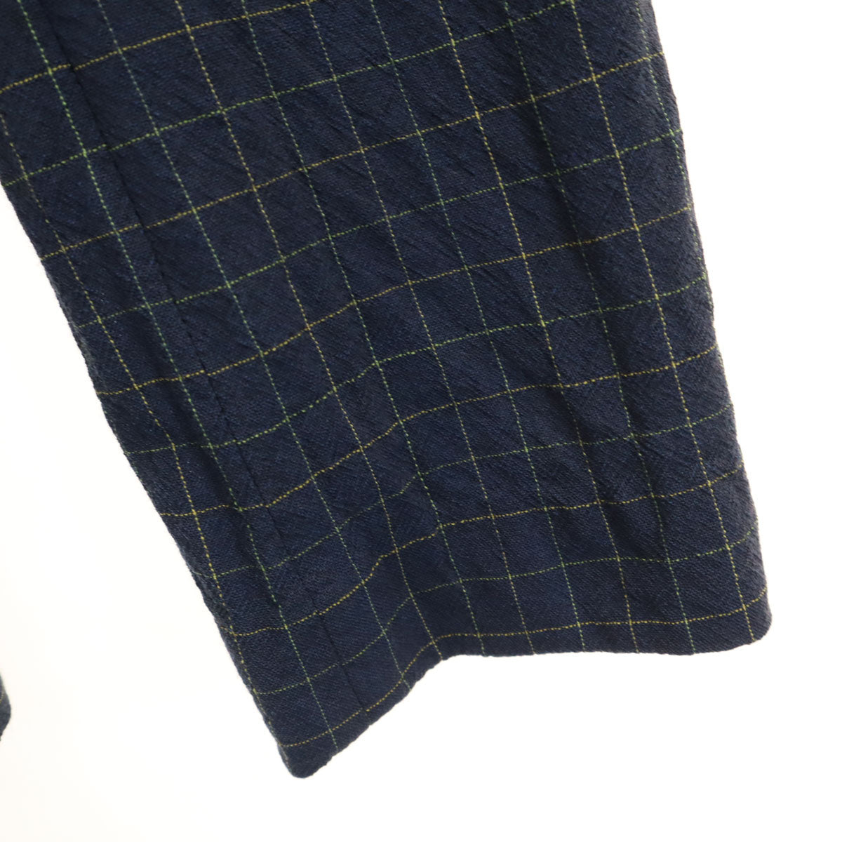 miss chloe ミスクロエ 日本製 チェック柄 ジャケット 40 ネイビー レディース