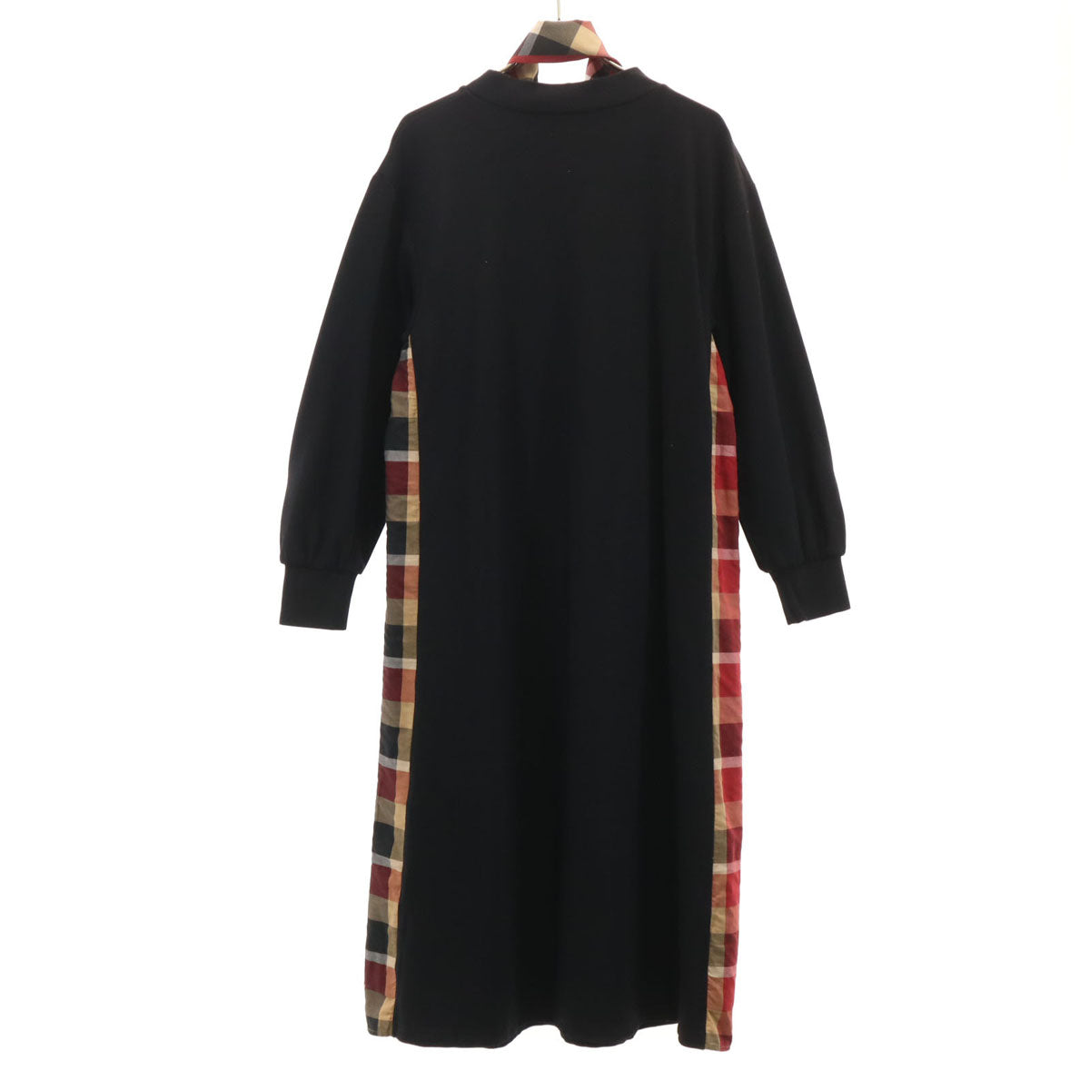 BLUE LABEL CRESTBRIDGE ブルーレーベルクレストブリッジ 長袖 ワンピース 38 ブラック レディース