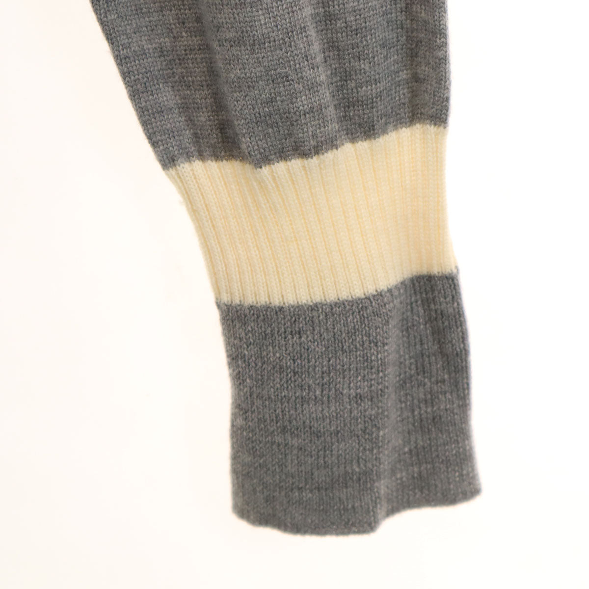 Paul Smith LONDON ポールスミスロンドン 長袖 ハーフジップ ニット L グレー セーター メンズ
