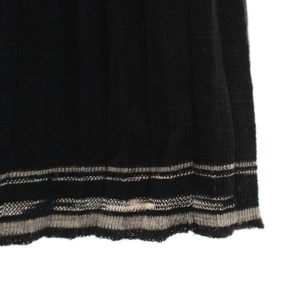 Missoni ミッソーニ イタリア製 長袖 ニット ワンピース 38 ブラック レディース
