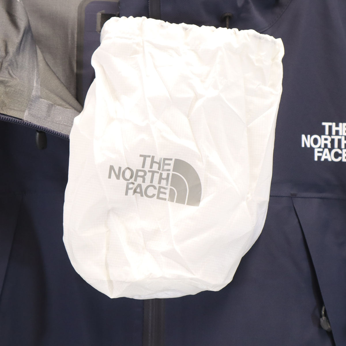THE NORTH FACE ノースフェイス クライムライト レインジャケット L ネイビー NP12201 アウトドア 収納袋付き メンズ