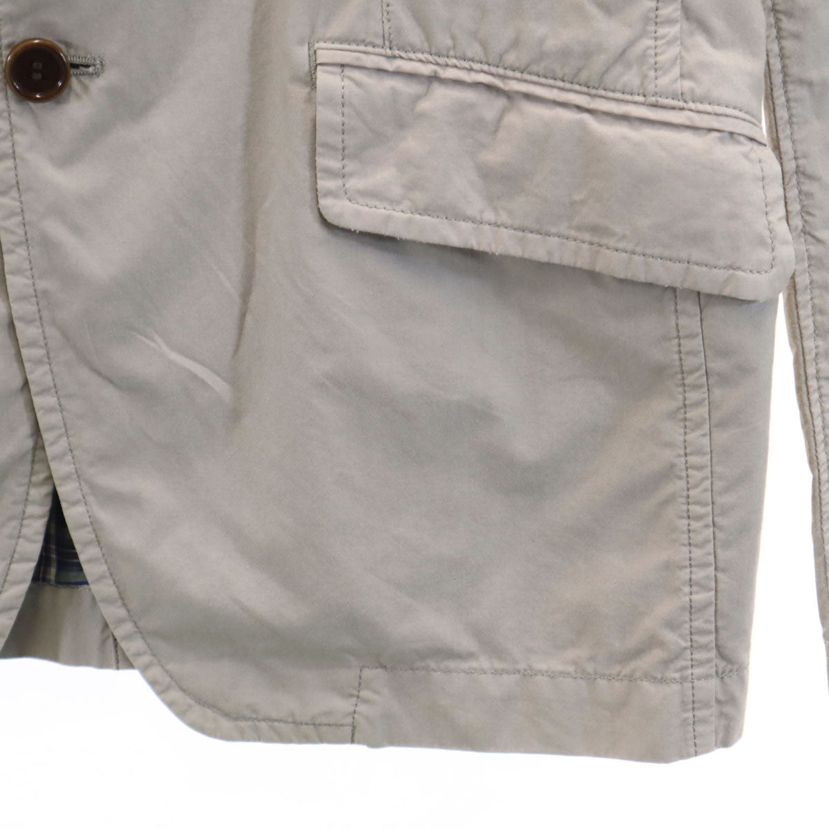 COMME des GARCONS HOMME コムデギャルソンオム 2011年 日本製 テーラードジャケット XS グレージュ メンズ