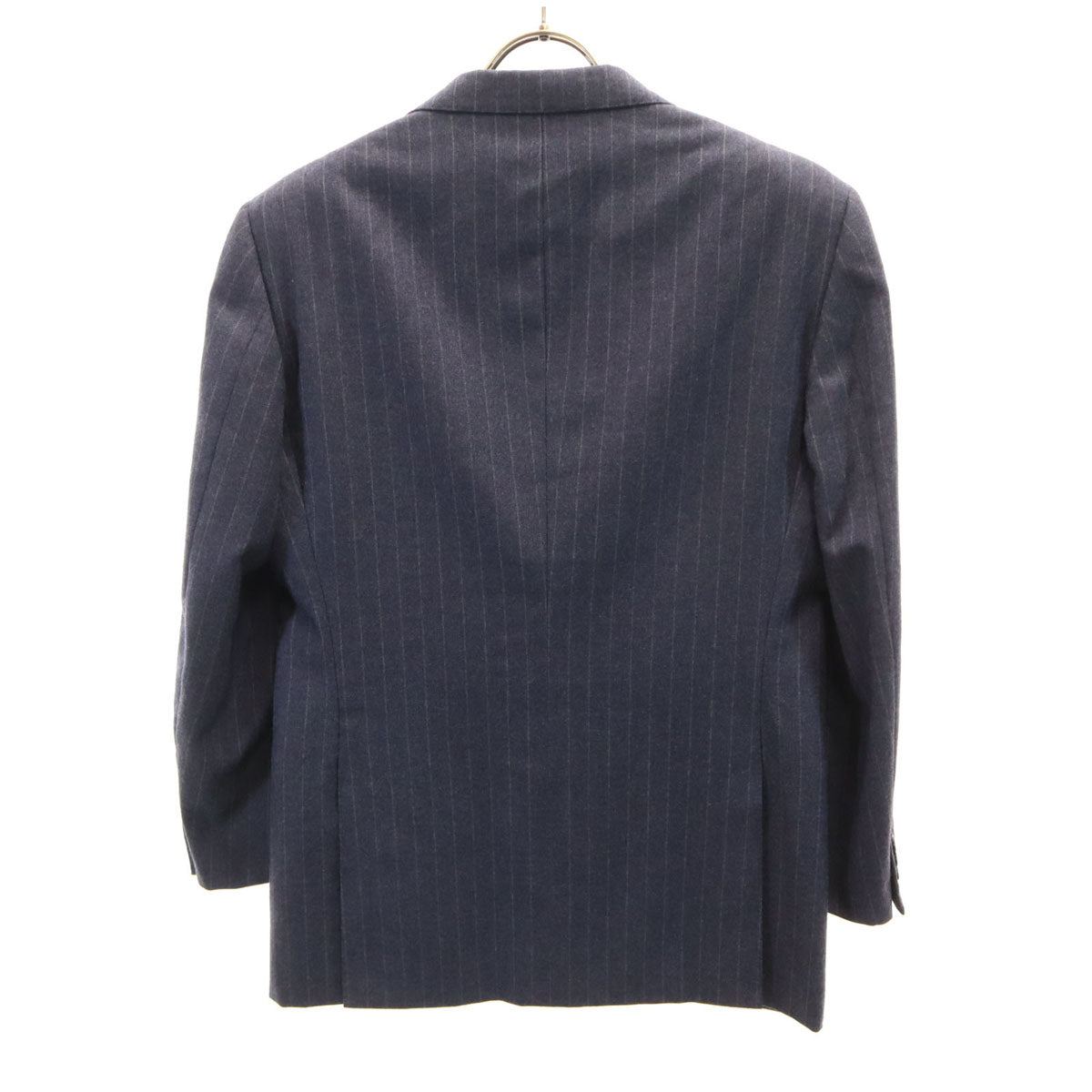 BEAMS F ビームスエフ 日本製 ストライプ テーラードジャケット 93 ネイビー メンズ