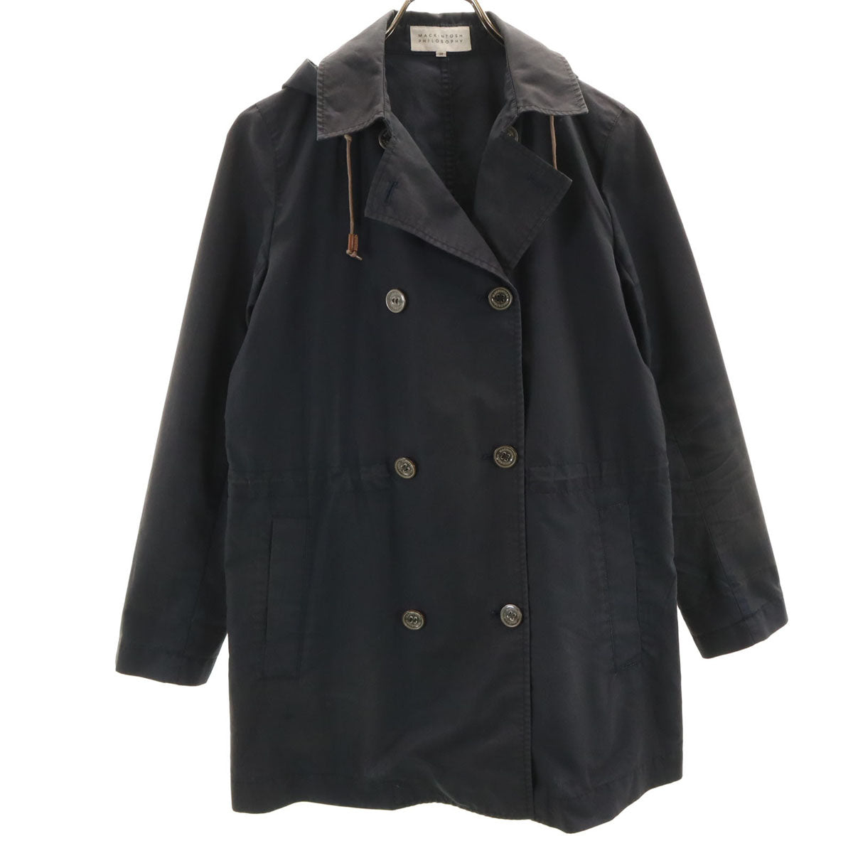 【マッキントシュ フィロソフィー 】ダブルブレストコート ネイビー MACKINTOSH PHILOSOPHY マッキントッシュフィロソフィー ダブル