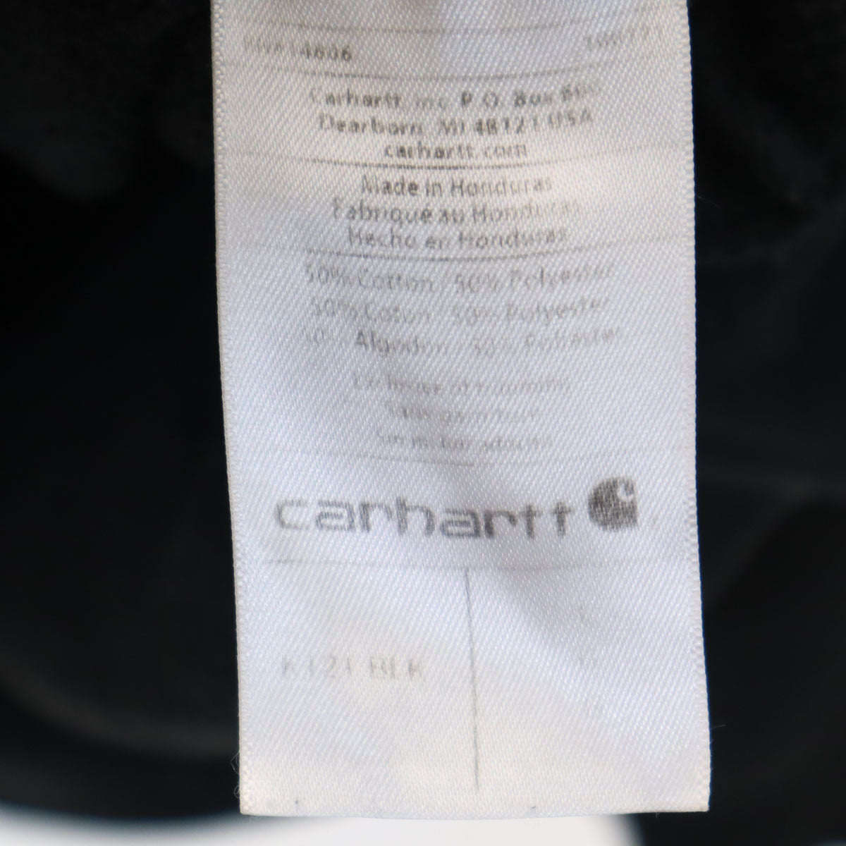 Carhartt カーハート 長袖 パーカー L ブラック系 スウェット 裏起毛 メンズ