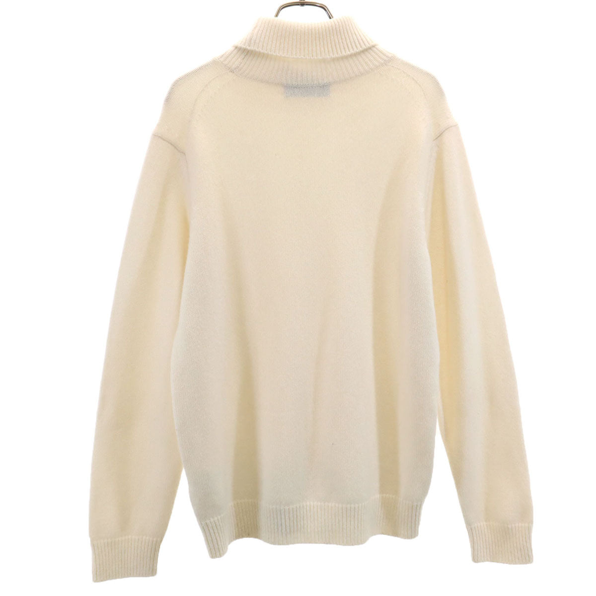 TOMORROWLAND tricot トゥモローランドトリコット カシミヤブレンド 長袖 タートルネック セーター S ホワイト ニット メンズ