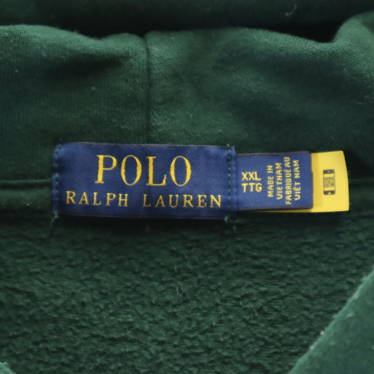 POLO RALPH LAUREN ポロラルフローレン 長袖 パーカー XXL グリーン ビッグサイズ 裏起毛 メンズ