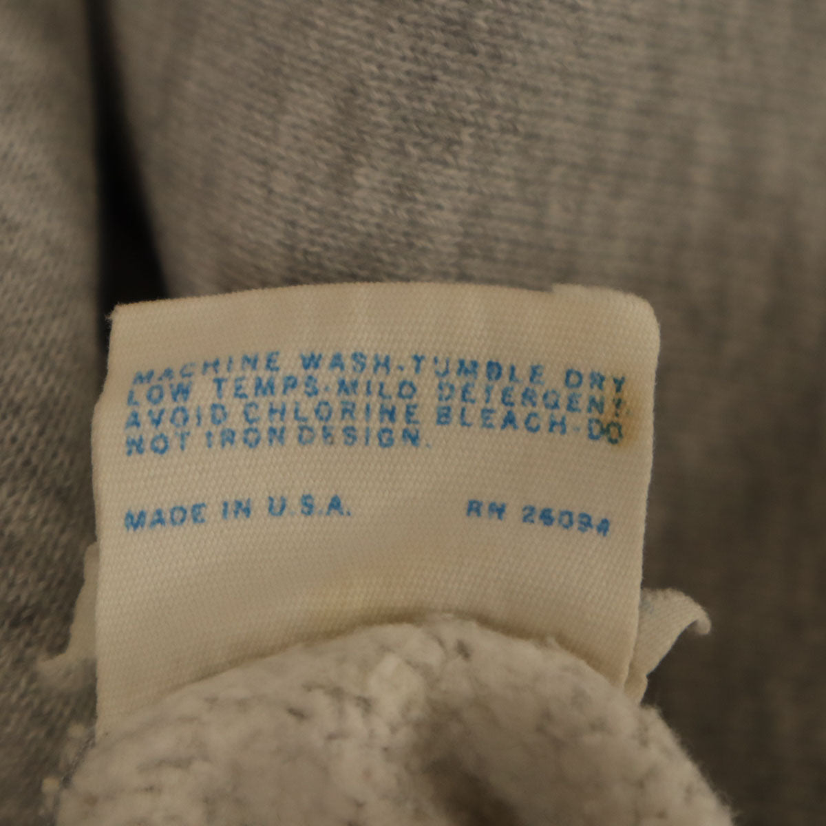 Champion チャンピオン 70s USA製 ヴィンテージ 青単 単色タグ 長袖 リバースウィーブ スウェット トレーナー XL グレー メンズ