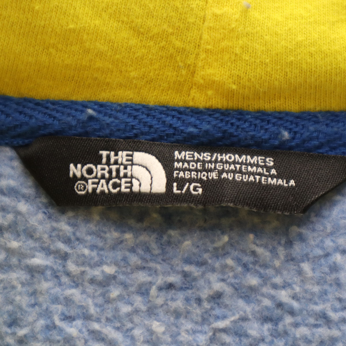 THE NORTH FACE ノースフェイス 長袖 スウェットパーカー L ブルー TCI5 アウトドア 裏起毛 メンズ
