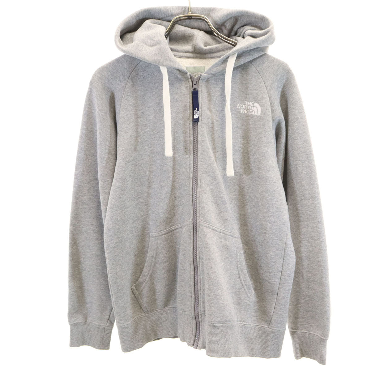 THE NORTH FACE ノースフェイス 長袖 リアビュー スウェット ジップパーカー S グレー NTW62130 アウトドア レディース
