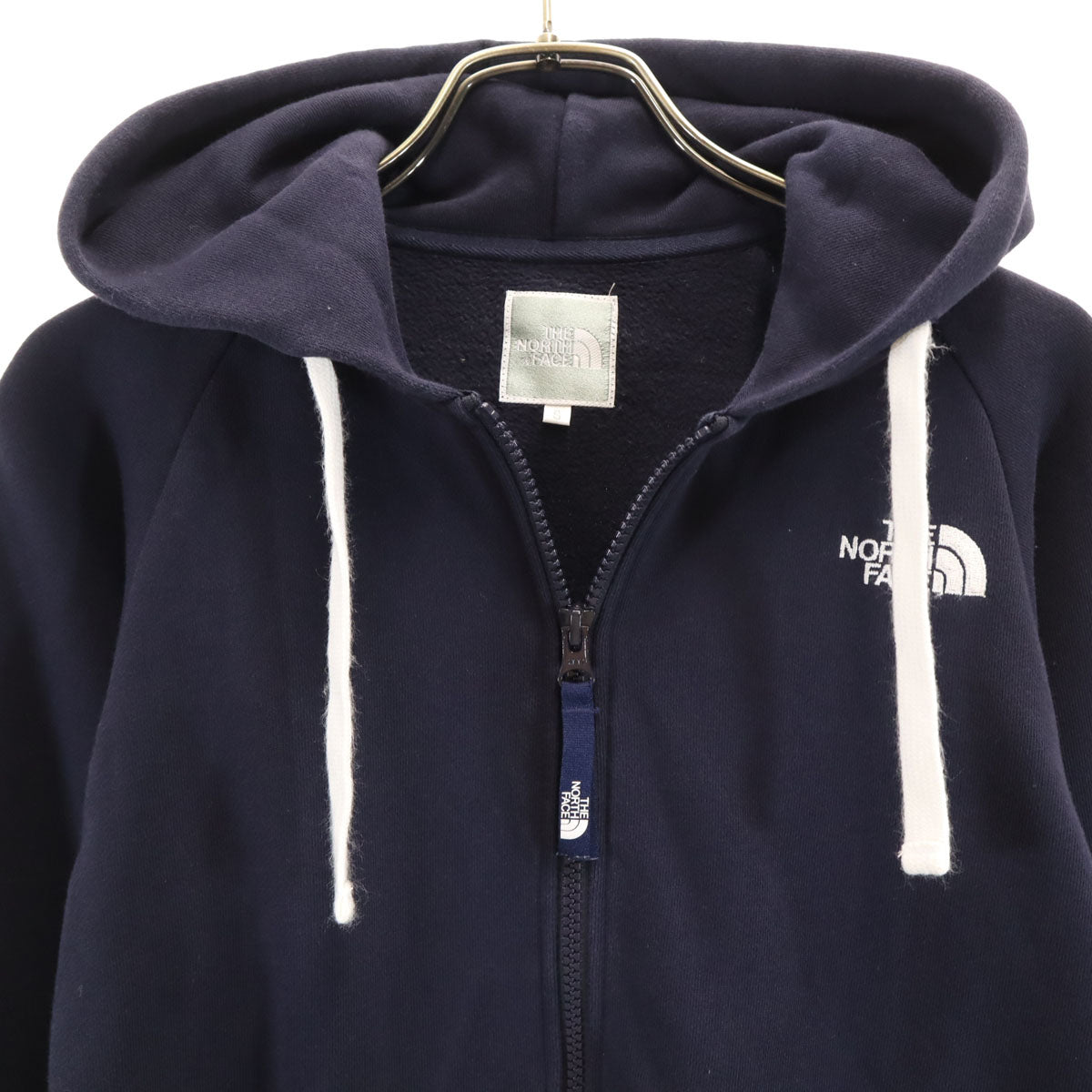 THE NORTH FACE ノースフェイス 長袖 リアビュー スウェット ジップパーカー S ネイビー NTW62130 アウトドア レディース